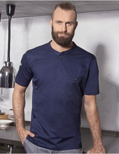 KAL-TM5-Mens Short-Sleeved Work Shirt Performance